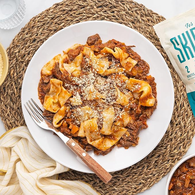 It’s Skinny Pappardelle Pasta – Low Carb Pasta Gluten Free Keto &amp Vegan-Friendly Shirataki Konjac Sugar-Free High in Fiber Only 4.5 Calories Per Serving Ready in 2 Minutes (24 Packs)