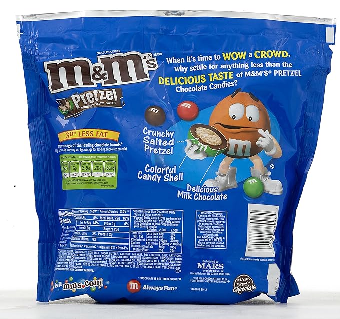 M&ampM's Pretzel Chocolate Candy 30-Ounce Bag