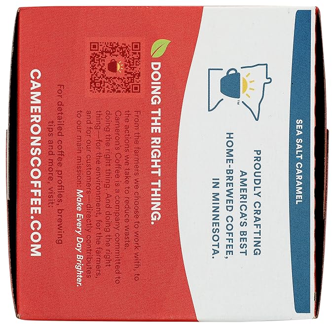 Cameron’s Specialty Coffee Sea Salt Caramel Light Roast 12 Ct EcoPods/K-Cups