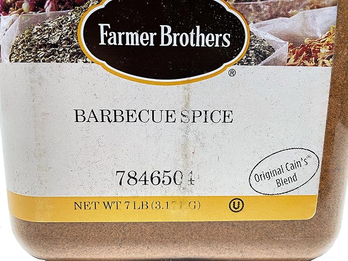 Farmer Brothers Barbecue Spice 7 lbs - Original Cain's Blend