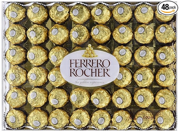 Ferrero Rocher Chocolate 48 Pieces Net Wt (600 Gram)