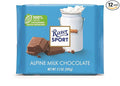 Ritter Sport Alpine Milk Chocolate 3.5 Ounce Bar 12 Pack 100% certified Sustainable Cocoa